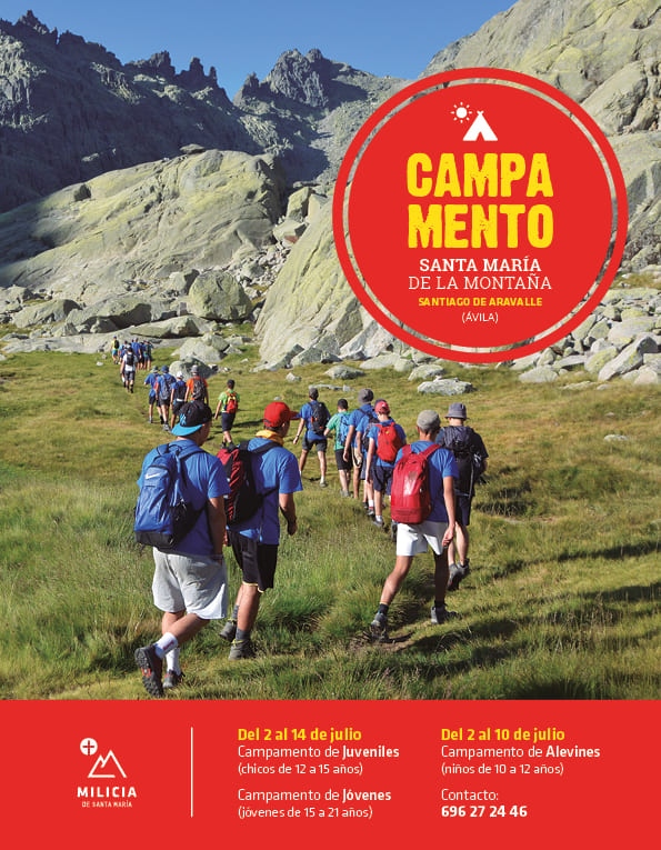Cartel Campamento Santa María de la Montaña 2022